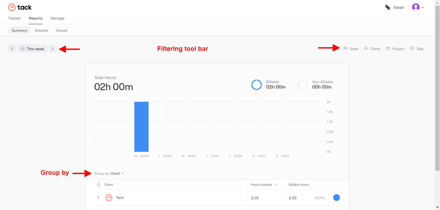 summary-report-filter